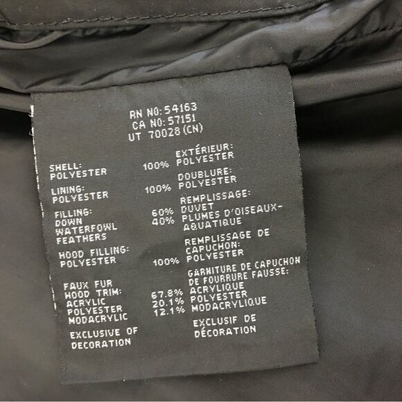 Andrew Marc Daphne Puffer Dawn Removable Hood Faux Fur Trim Jacket Coat Parka XS - Picture 11 of 15